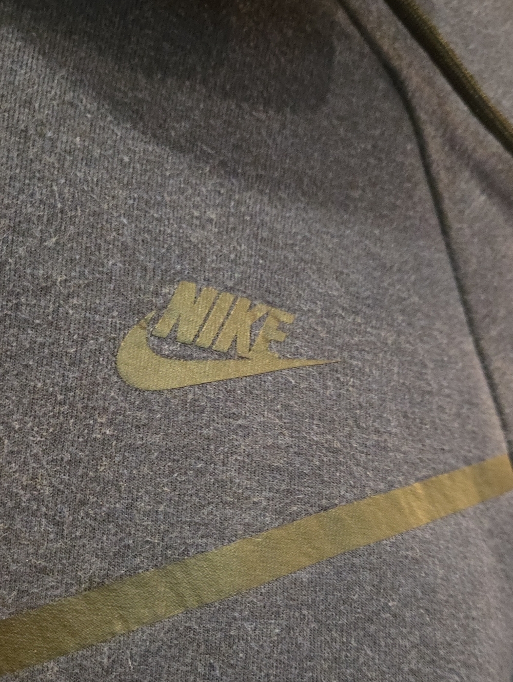 NIKE Men’s Full-Zip Hooded Jacket - Dark Navy - Picture 6 of 9